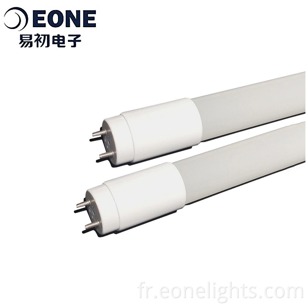 Chine Factory 6000K Froid blanc 18W 0,6 m ample à LED Tube LED T8